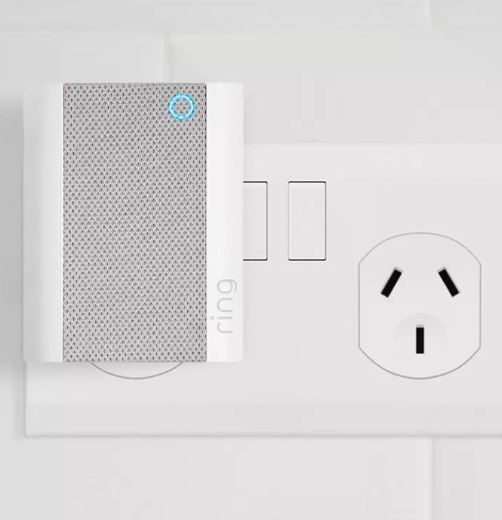 Ring Chime Gen 2 Wireless Doorbell Chime Multiple Alert Tones Volume Control AC