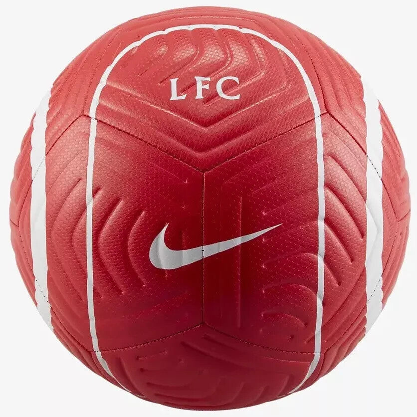 Nike Liverpool F.C. Strike Size 5 Soccer Ball Red-White BALL COMES INFLATED