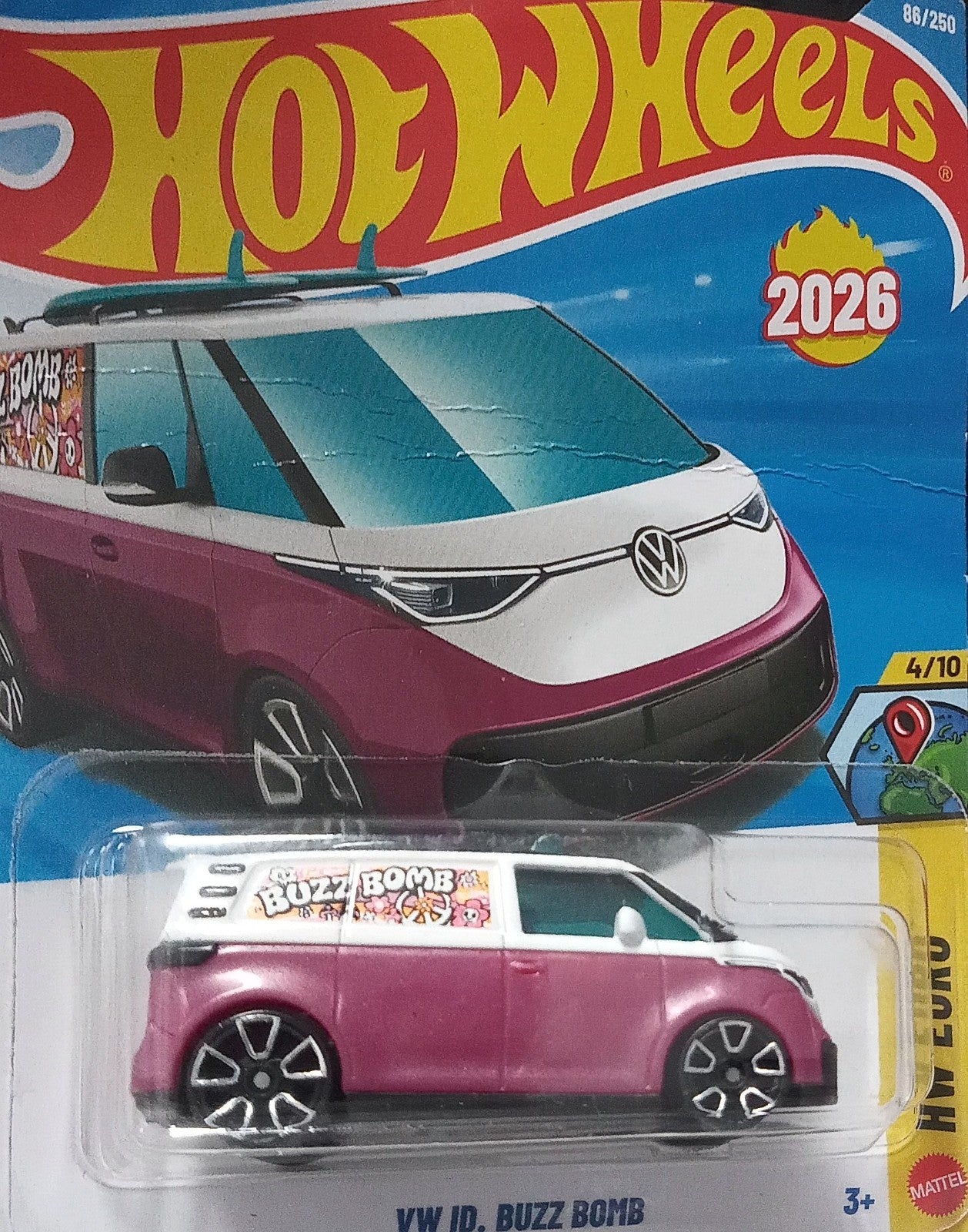 Hot Wheels 2026 HW Euro 4/10 – Volkswagen ID Buzz Bomb 86/250