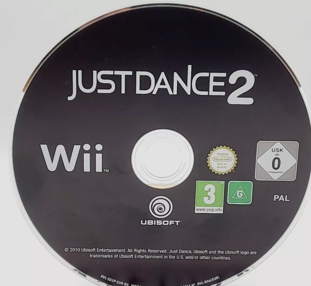 Just Dance 2 Nintendo Wii Game Disc Game Only