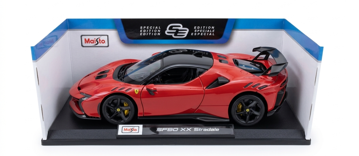 Maisto 1:18 Ferrari SF90 XX Stradale Orange Diecast – Special Edition