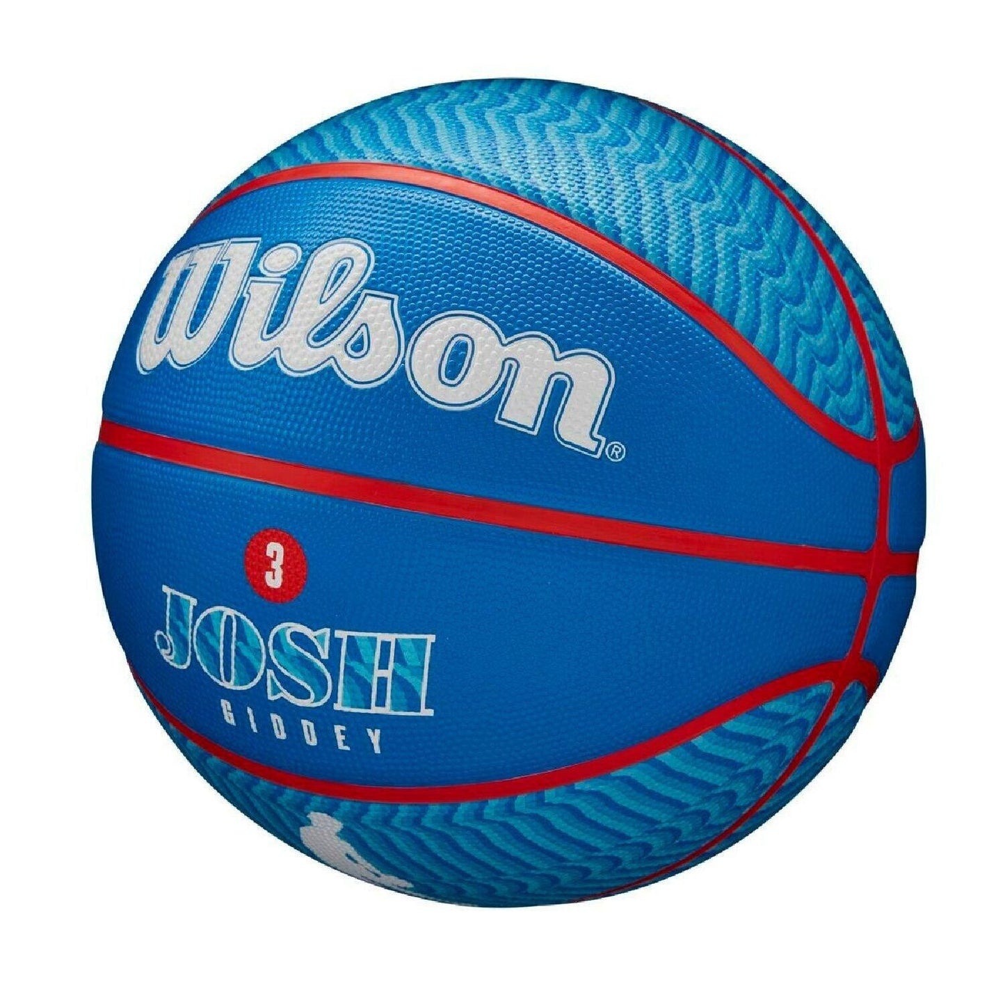 Wilson NBA Player Icon Outdoor Basketball - Josh Giddey - Size 7