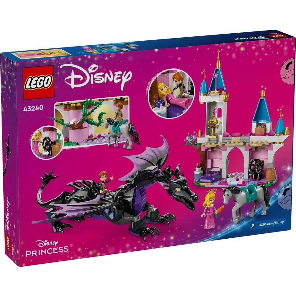 LEGO 43240 Disney Princess Maleficent’s Dragon Form Aurora Prince Philip Samson