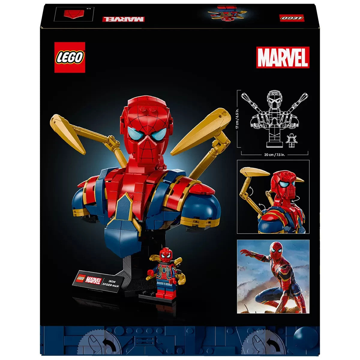 LEGO Marvel Iron Spider-Man Bust 76326