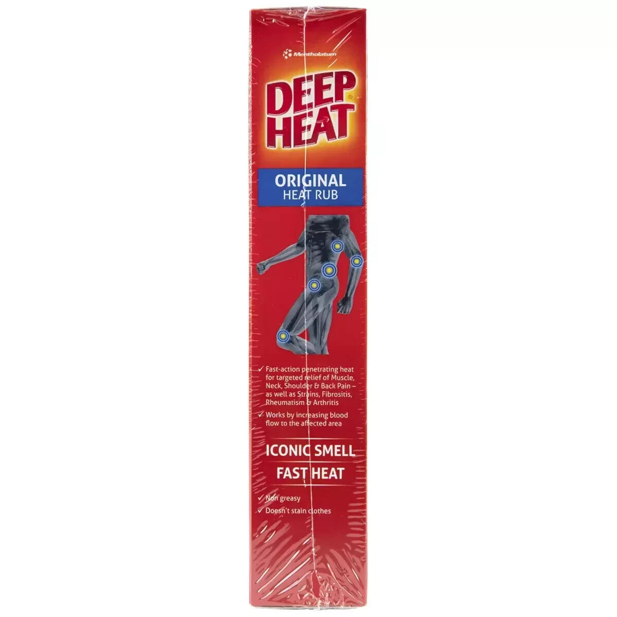 2x 140g Deep Heat Original Heat Rub Cream Fast Targeted Pain Relief