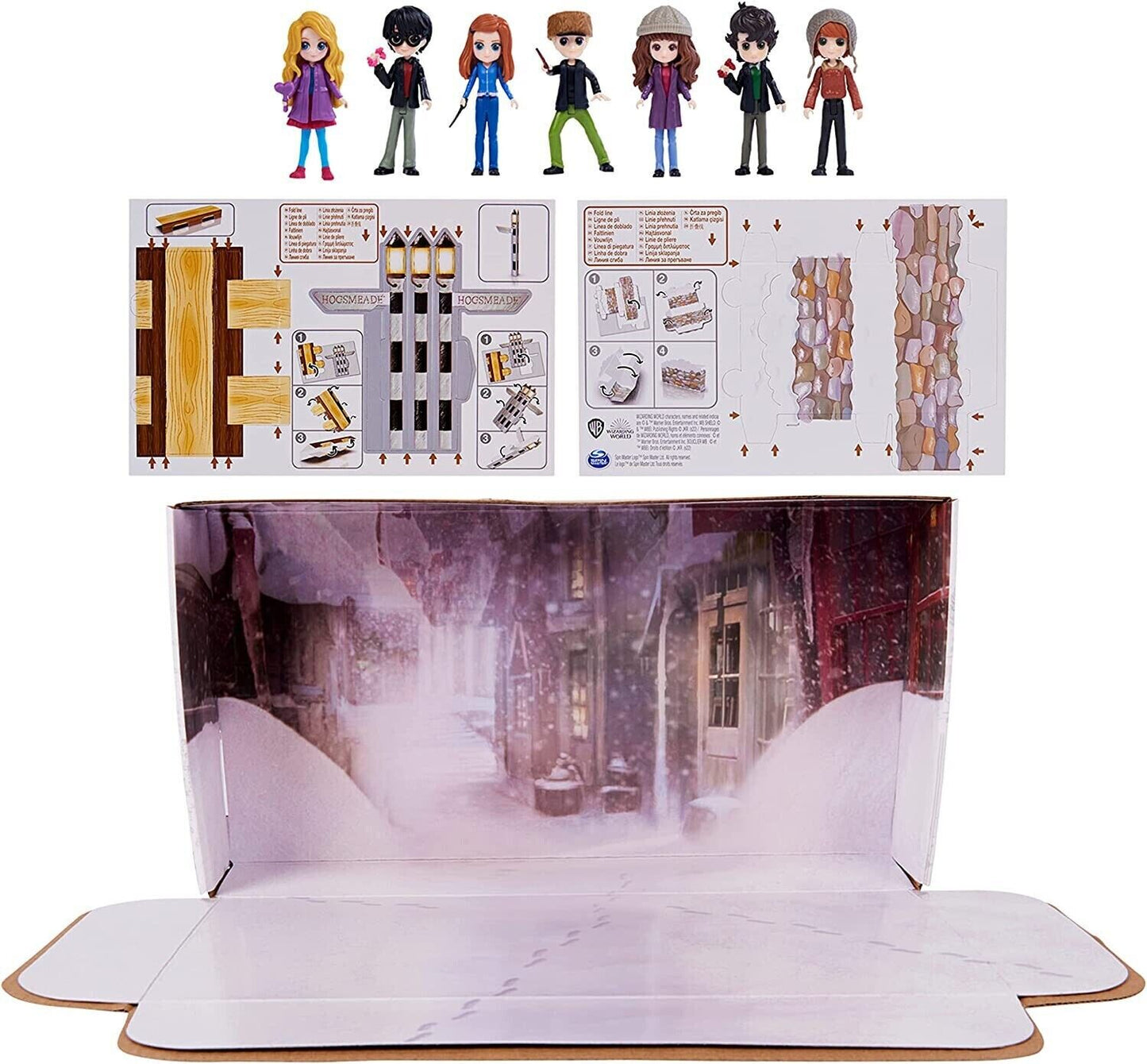 Harry Potter Magical Minis Hogsmeade Collection 7 Figure Set 8cm Playset