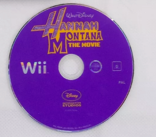 Hannah Montana: The Movie Game PAL Wii Video Game Disc Only