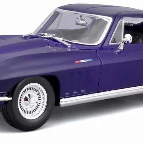Maisto 1:18 Die Cast Cars Special Edition 1965 Chevrolet Corvette purple