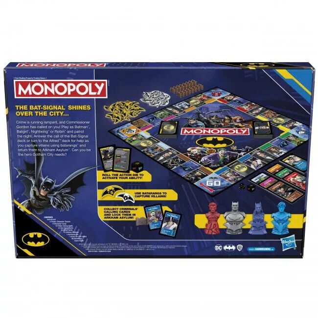 Monopoly Batman Edition Board Game NEW