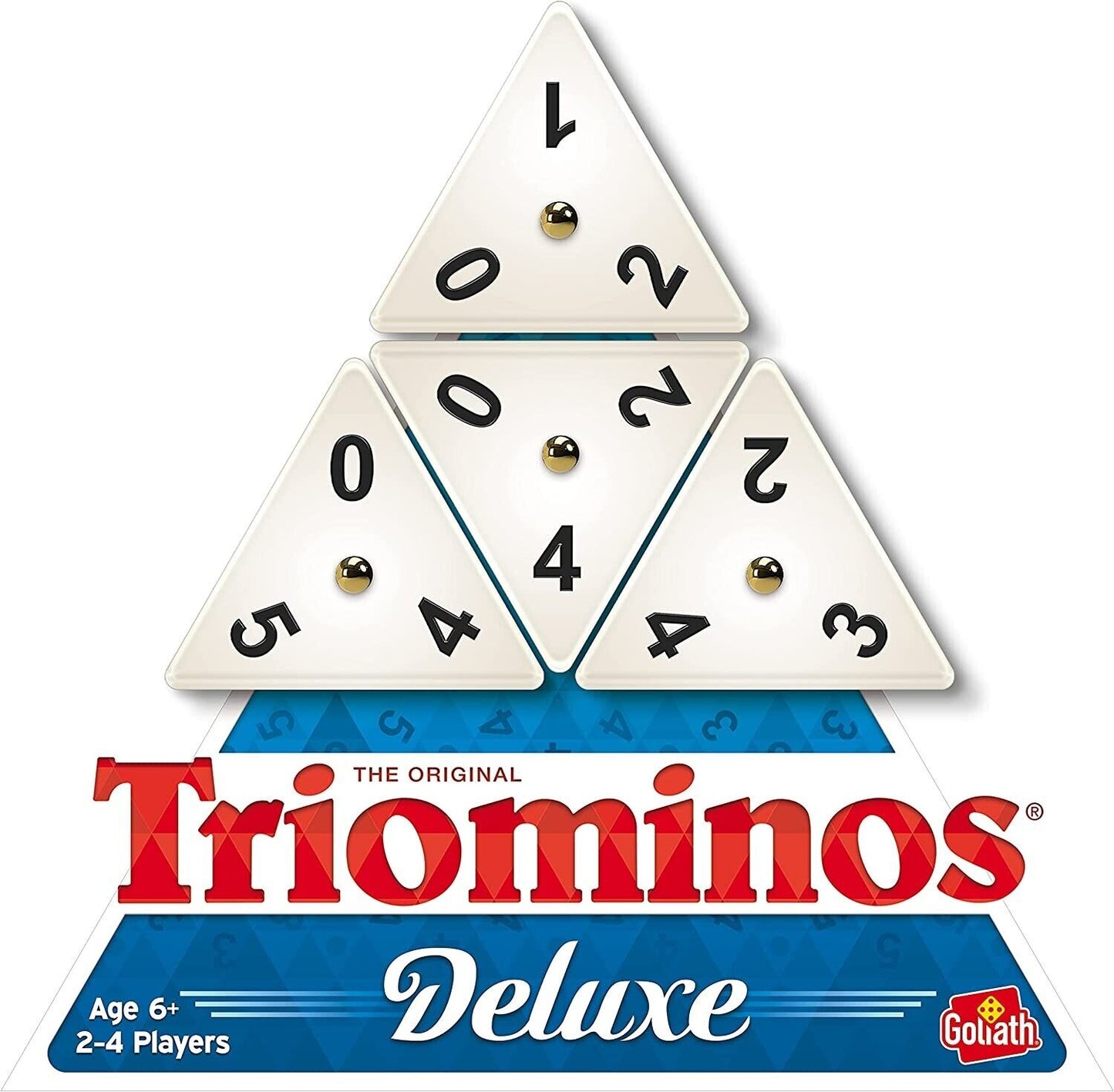 Triominos Deluxe Board Game 2-4 Players Game Pressman Age 7+ Tri-Ominos