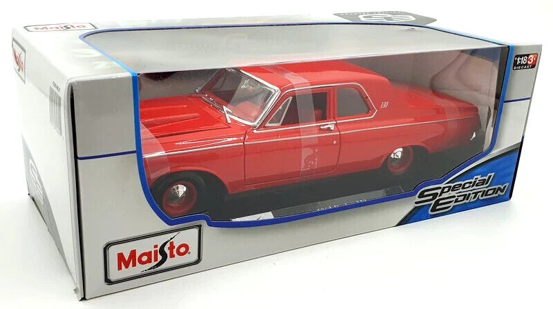Maisto 1963 Dodge 330 Red 1:18 Diecast Car Limited Edition