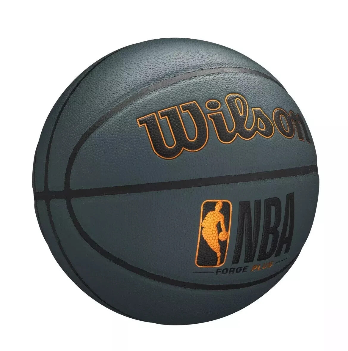 Wilson NBA Forge Plus Dark Grey High-Performance Pro Seam Basketball out/indoor