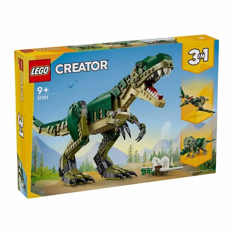 LEGO 31151 Creator 3-in-1 T. rex Triceratops Pterodactyl Brand New and sealed