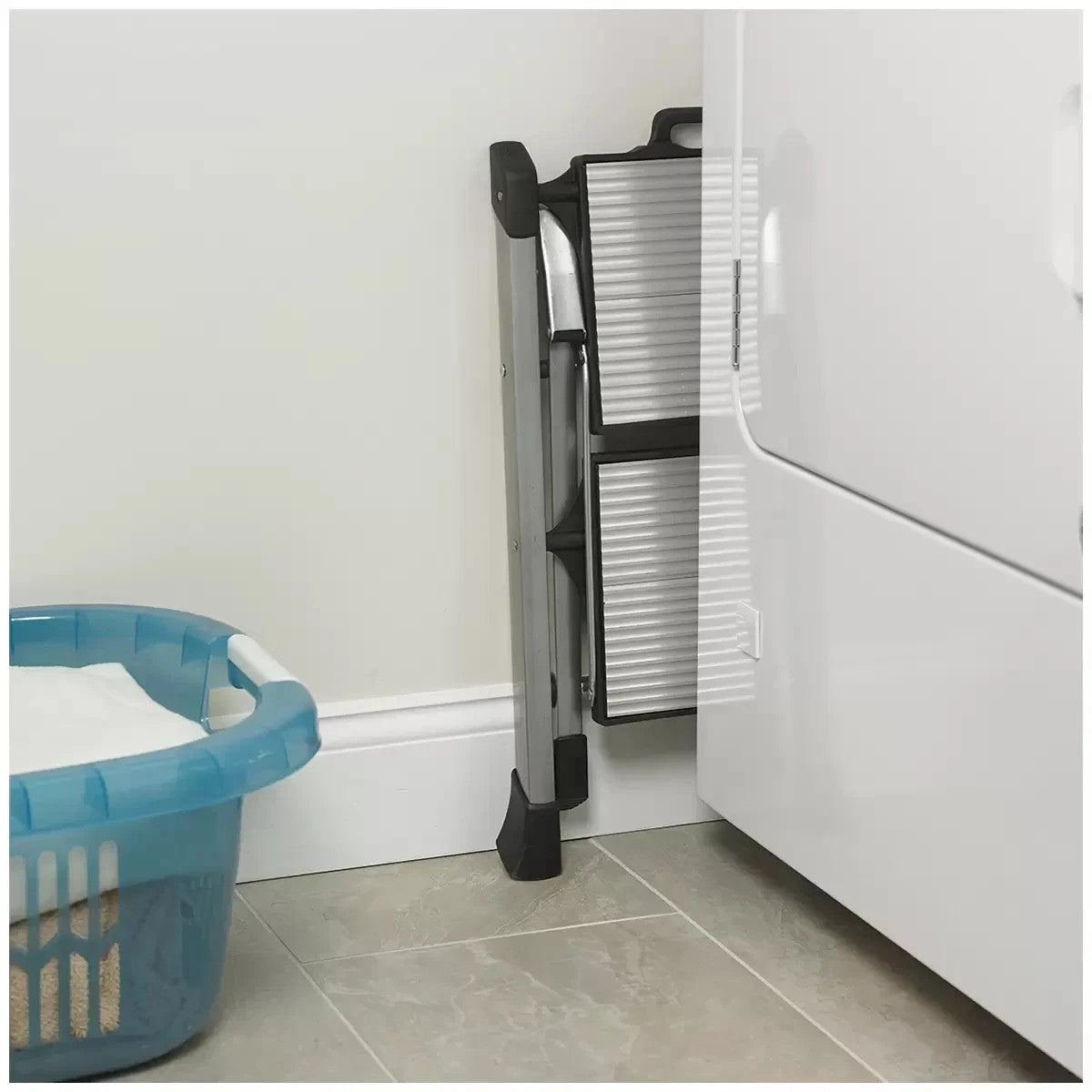 Polder Easy Close 2 Step Folding Ladder Easy Fold Mechanism Heavy Duty