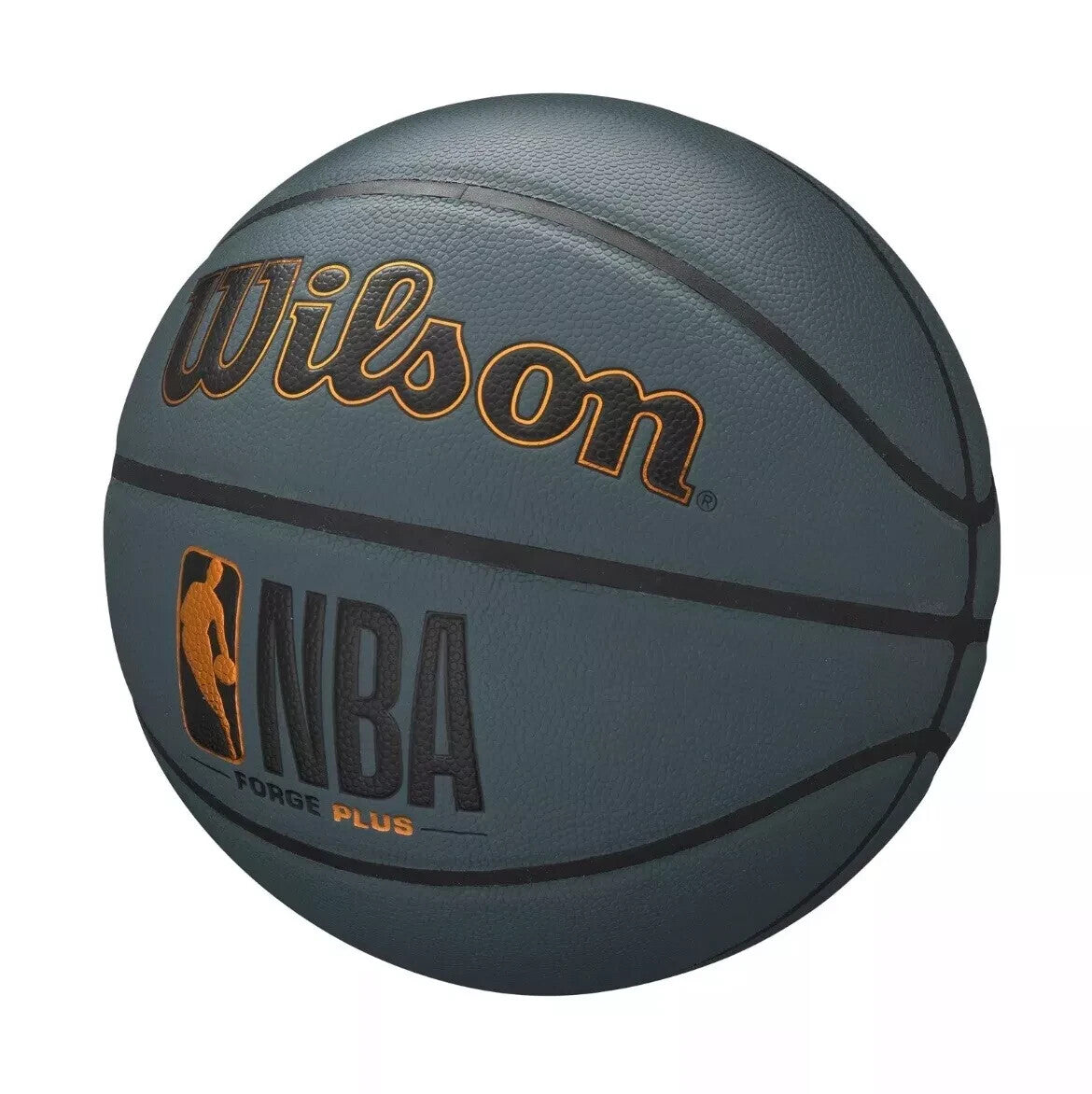 Wilson NBA Forge Plus Dark Grey High-Performance Pro Seam Basketball out/indoor
