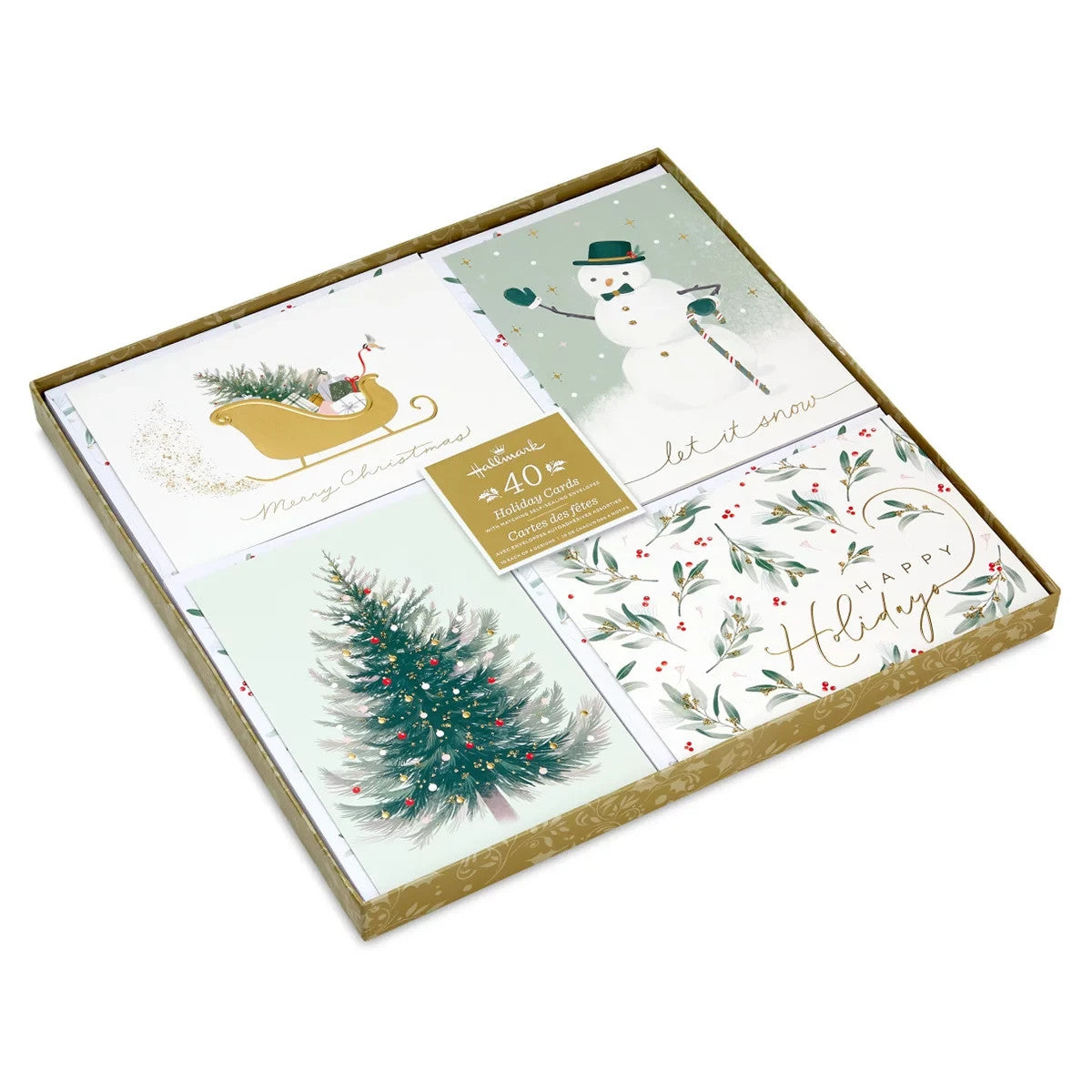 Hallmark Traditional Holiday Card Assortment 40 Pack - Classic Icons