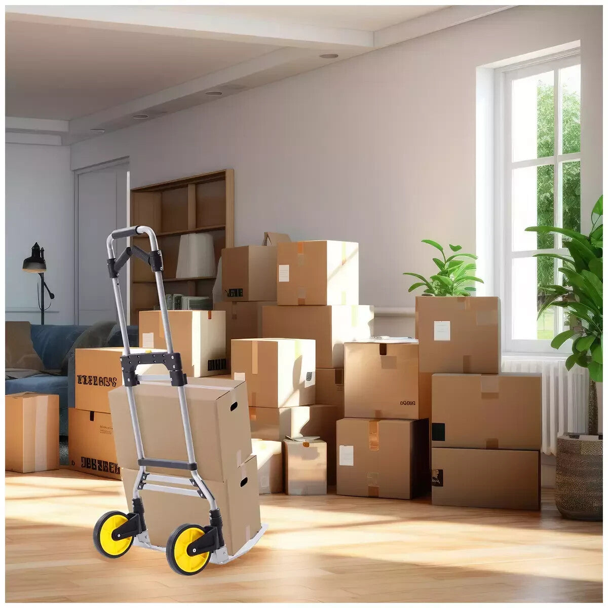 Toolmaster Hand Truck Trolley Maximum Load Capacity of up to 150 kg Easy To Fold