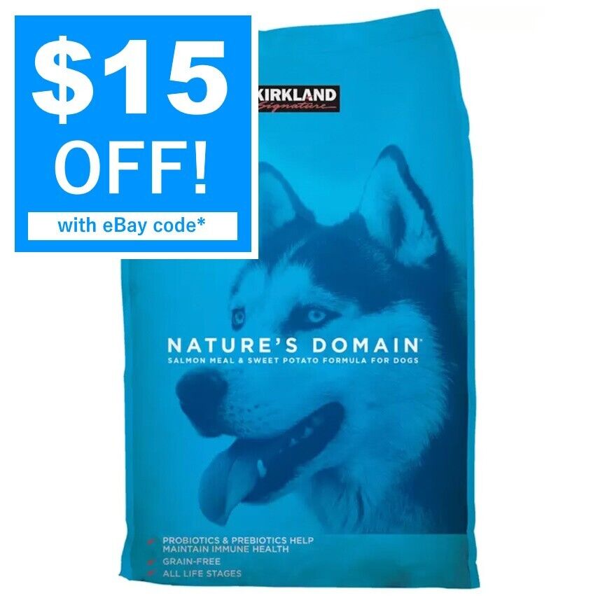 Kirkland Nature's Domain Salmon Meal & Sweet Potato Formula Dog Food 15.87kg