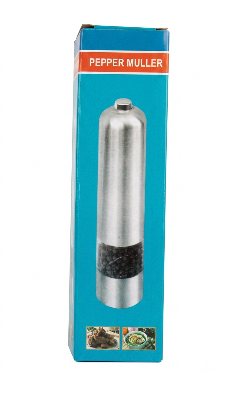 Stainless Steel Electric Kitchen Tool Automatic Salt or Pepper Mill Grounder