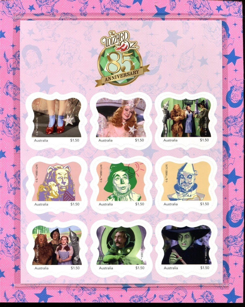 The Wizard Of Oz - 85th Year Anniversary Stamp Pack | Australia Post NEW