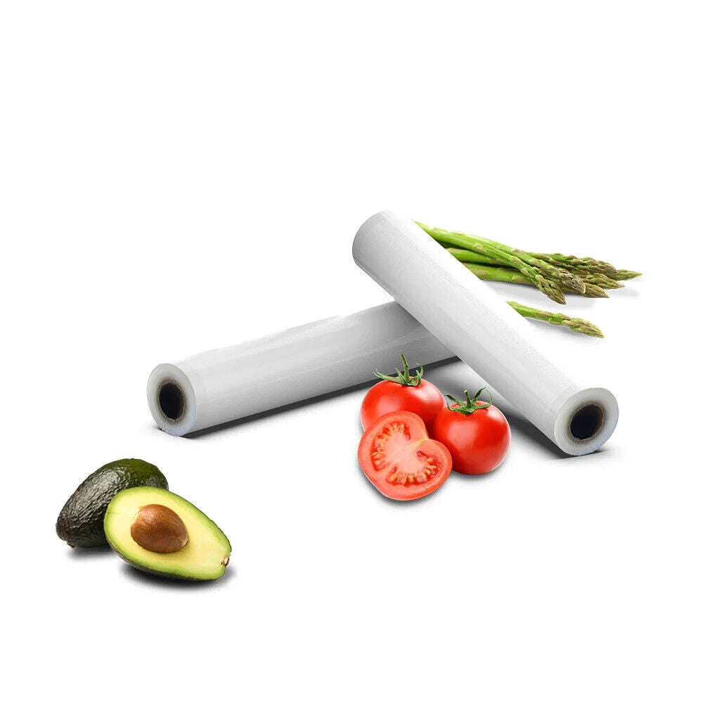 Vacuum Sealer Machine Fresh Food Storage Saver Bags Rolls With Built-in Cutter