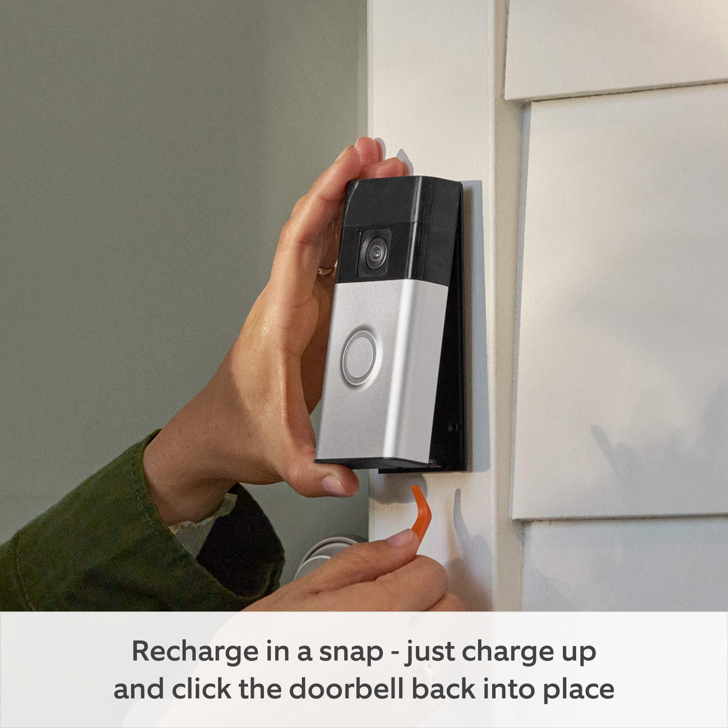 Ring Battery Video Doorbell & Chime 3rd Gen - Satin Nickel