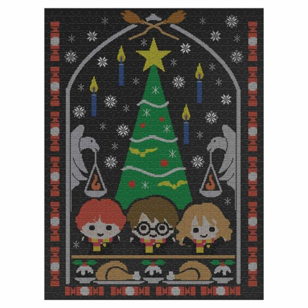 Harry Potter Holiday At Hogwarts 1000 Pieces Puzzle