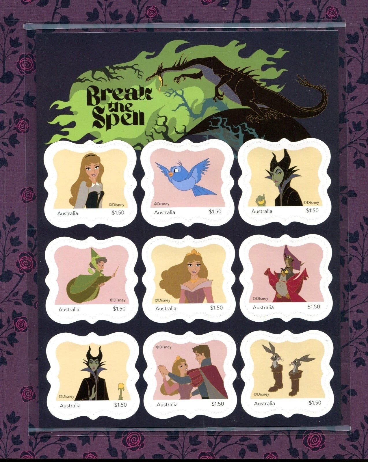 Disney Sleeping Beauty Stamp Pack | Australia Post