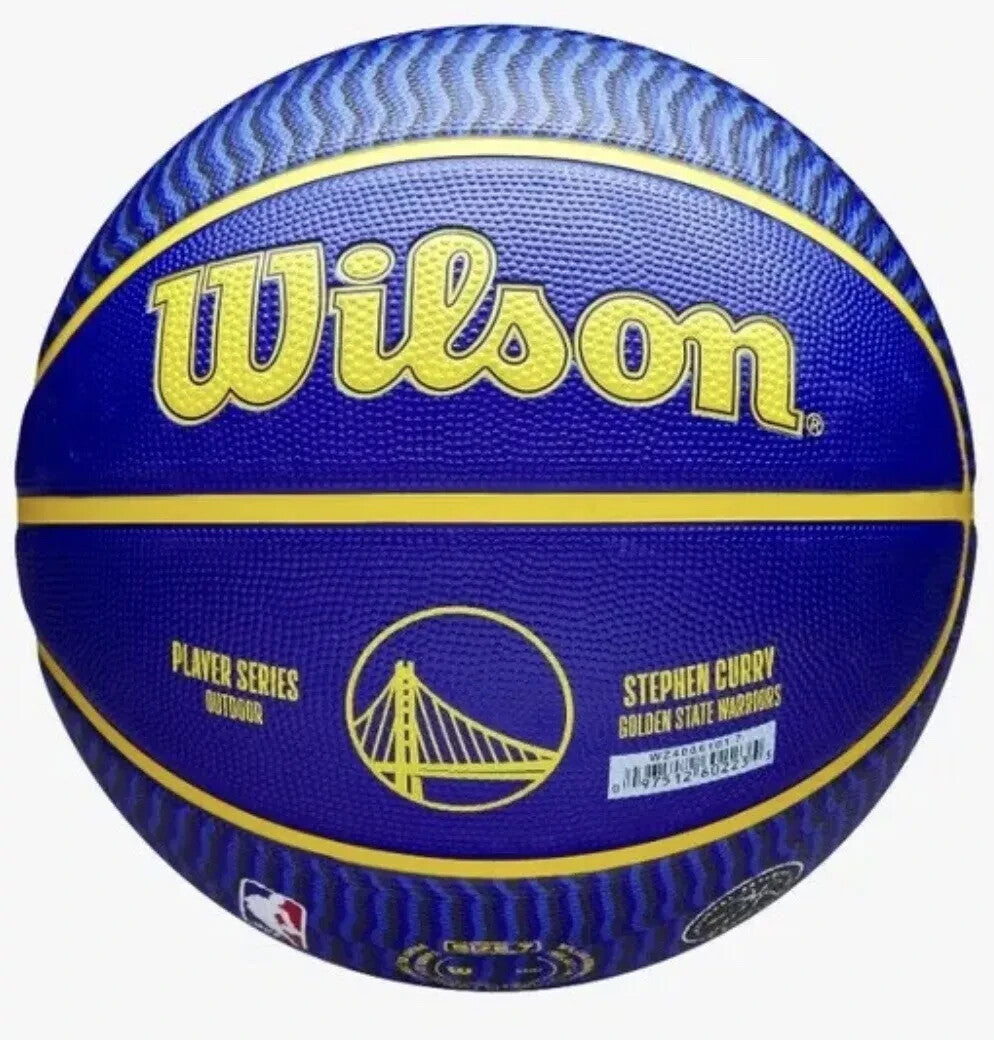Wilson NBA Player Icon Outdoor Basketball - Stephen Curry - Size 7