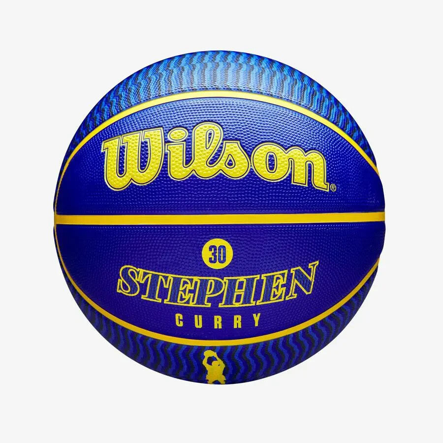 Wilson NBA Player Icon Outdoor Basketball - Stephen Curry - Size 7