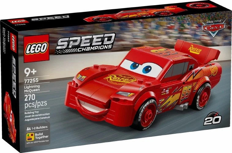 LEGO SPEED CHAMPIONS 77255 Lightning McQueen Disney Cars - New Sealed in Box