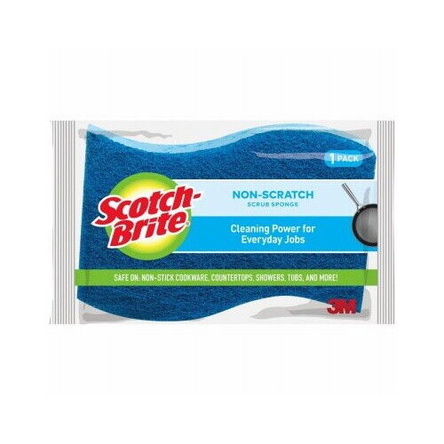 3M Scotch Brite Kitchen Heavy Duty Non-Scratch Scrub Mix Scourer Sponge Cleaner
