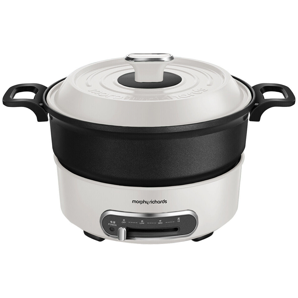 Morphy Richards Electric Pot Round Multifunction Grill Slow Cooker 1400W Green