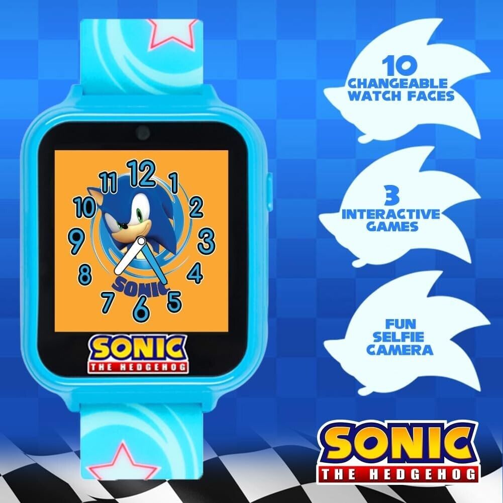 Sonic The Hedgehog Smart watch Camera Time Learning Video Calculator Smartwatch