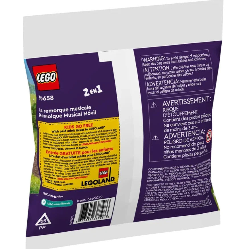 Lego 30658 Mobile Music Trailer Polybag