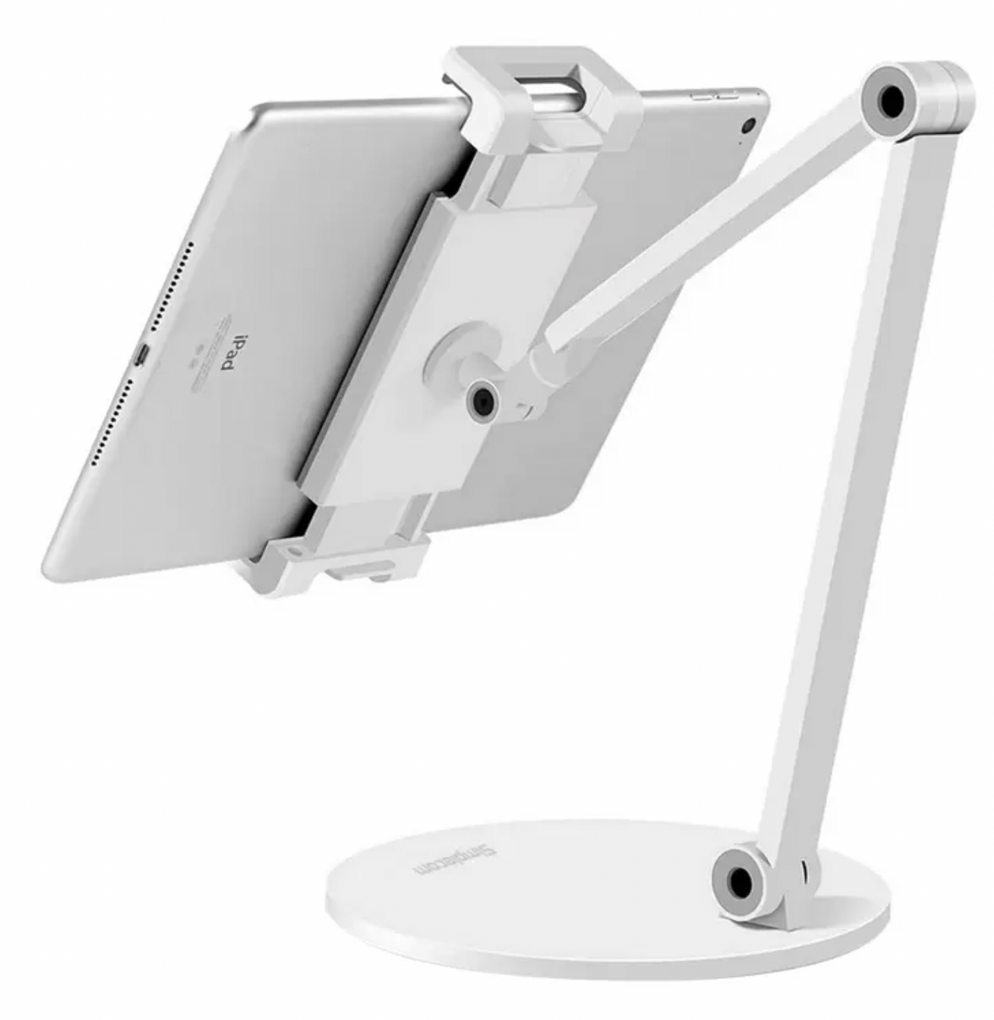 Simplecom Desktop Arm Stand For Phone and Tablet up to 13 inch White
