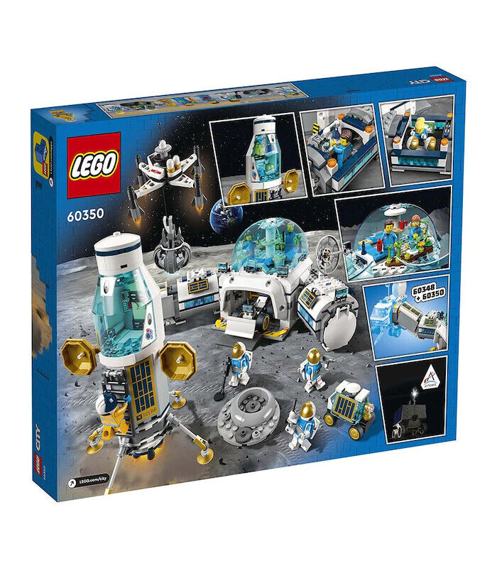 LEGO 60350 City Space Port Lunar Research Base Astronaut Brand New Sealed