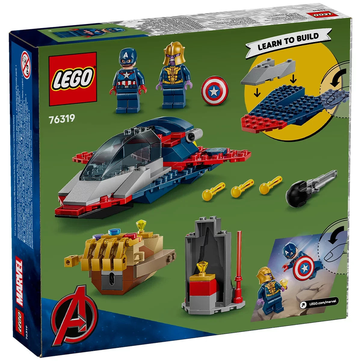 LEGO Marvel 76319: Captain America vs. Thanos