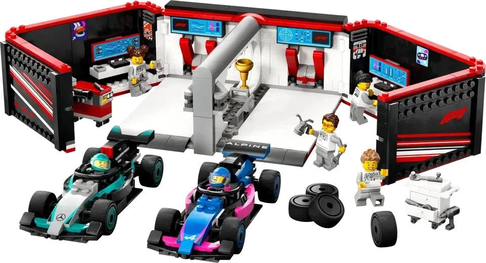 LEGO 60444 City F1 Garage & Mercedes-AMG & Alpine Cars - Brand New Sealed