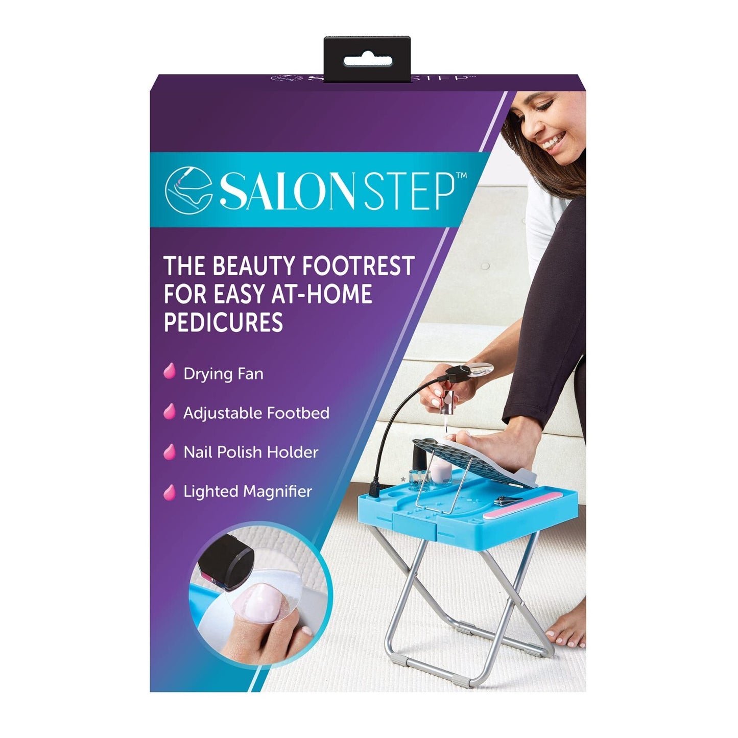 Salon Step The Beauty Footrest for Easy At-Home Pedicures