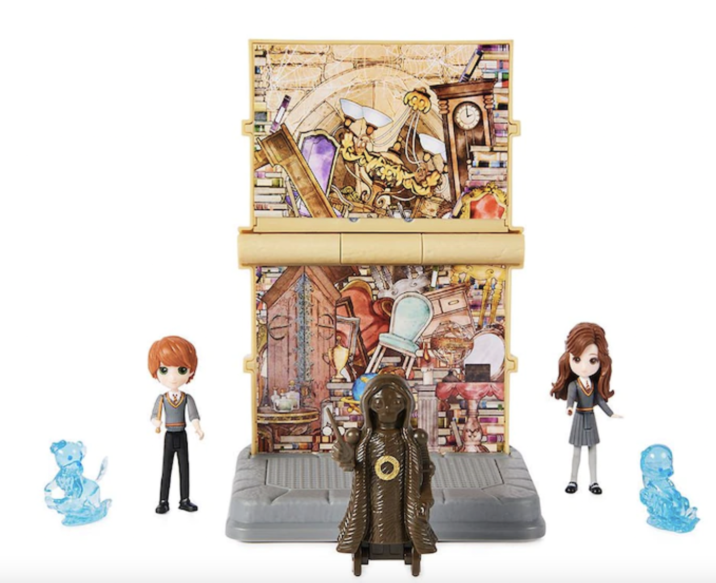 Harry Potter Magical Minis Room of Requirement Playset Hermione Ron Weasley
