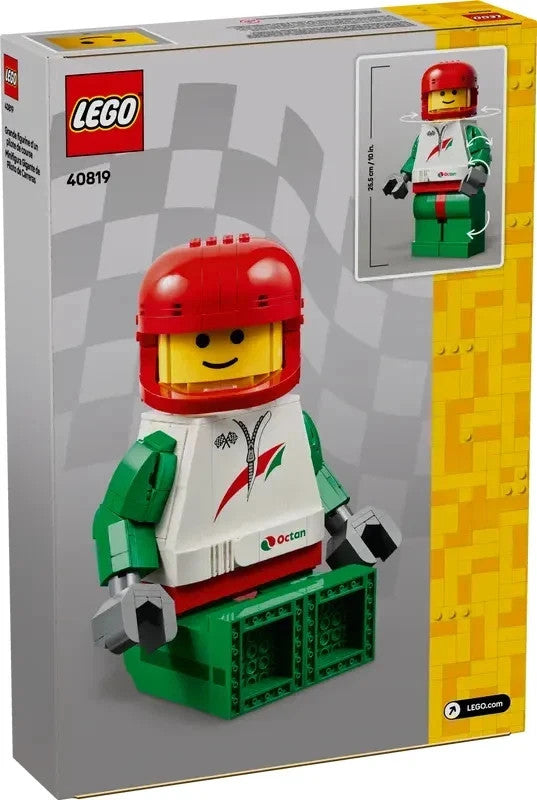 LEGO 40819 Up-Scaled Racing Driver Minifigure. Damaged Box