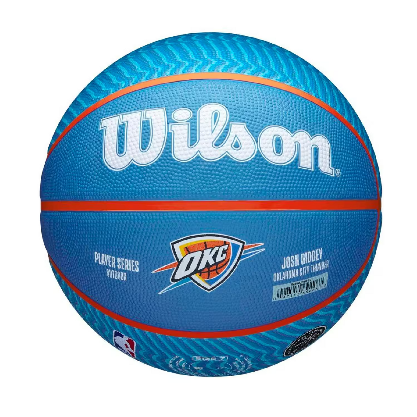 Wilson NBA Player Icon Outdoor Basketball - Josh Giddey - Size 7