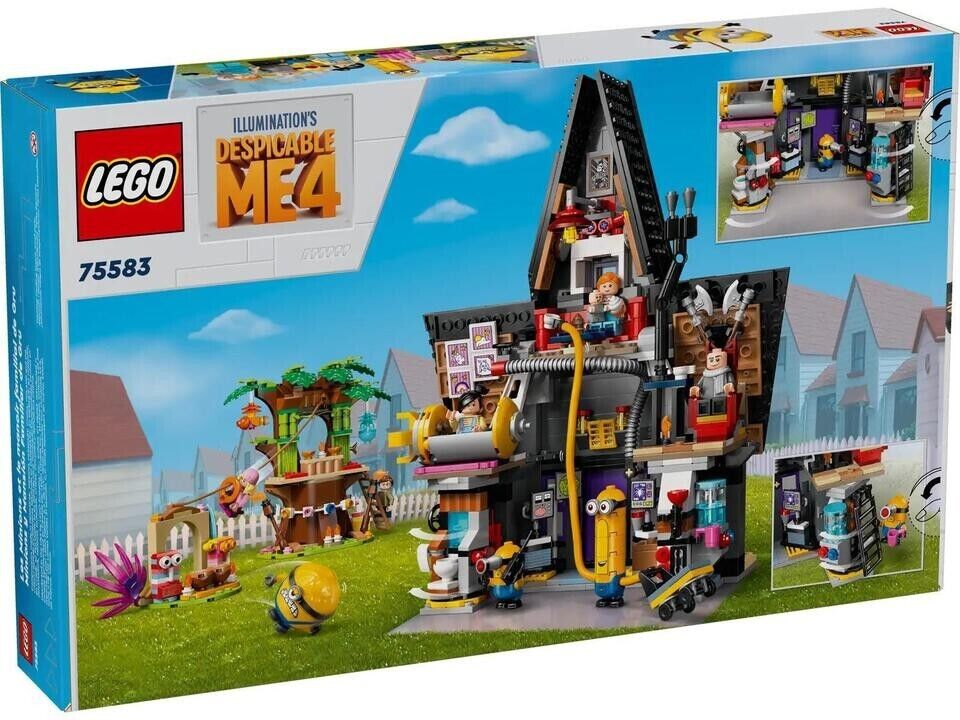 LEGO 75583 Despicable Me Minions and Gru's Family Mansion Lucy Margo Edith Agnes