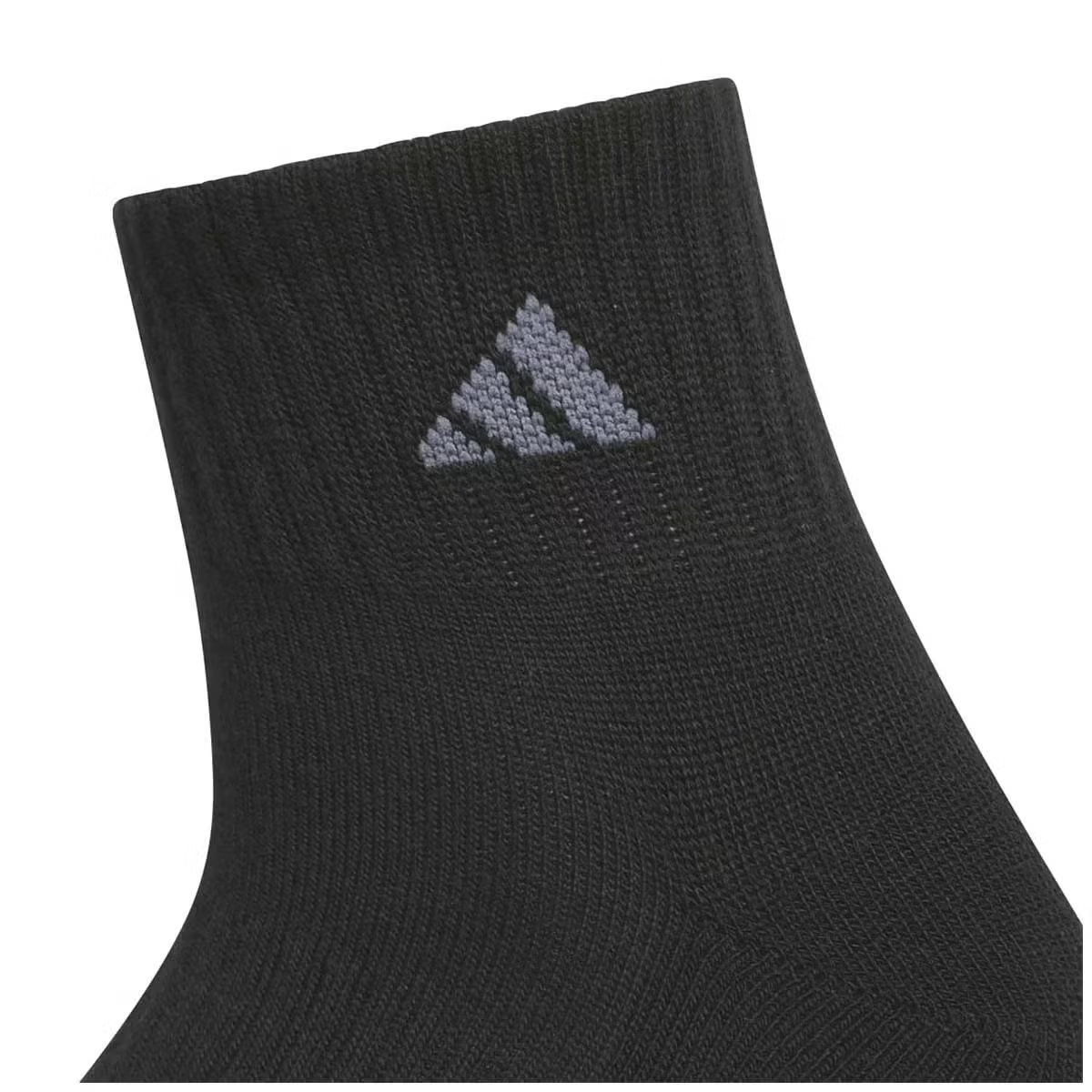 Adidas Women's Cushioned Crew Sock 6 Pack Black Medium Shoe Size - 5-10
