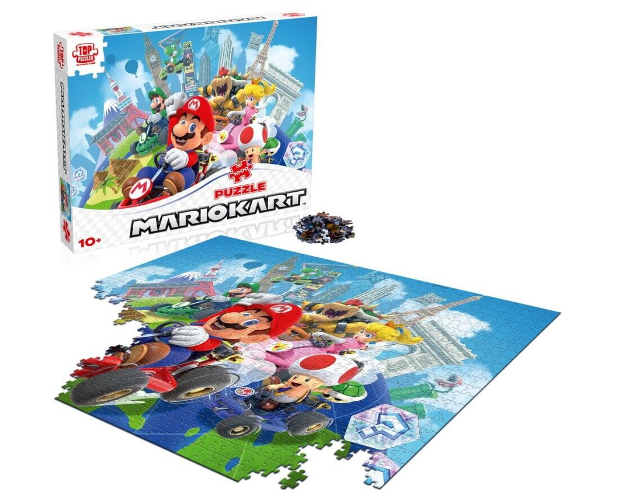 Mario Kart: Around the World 1000 Piece Top Puzzle