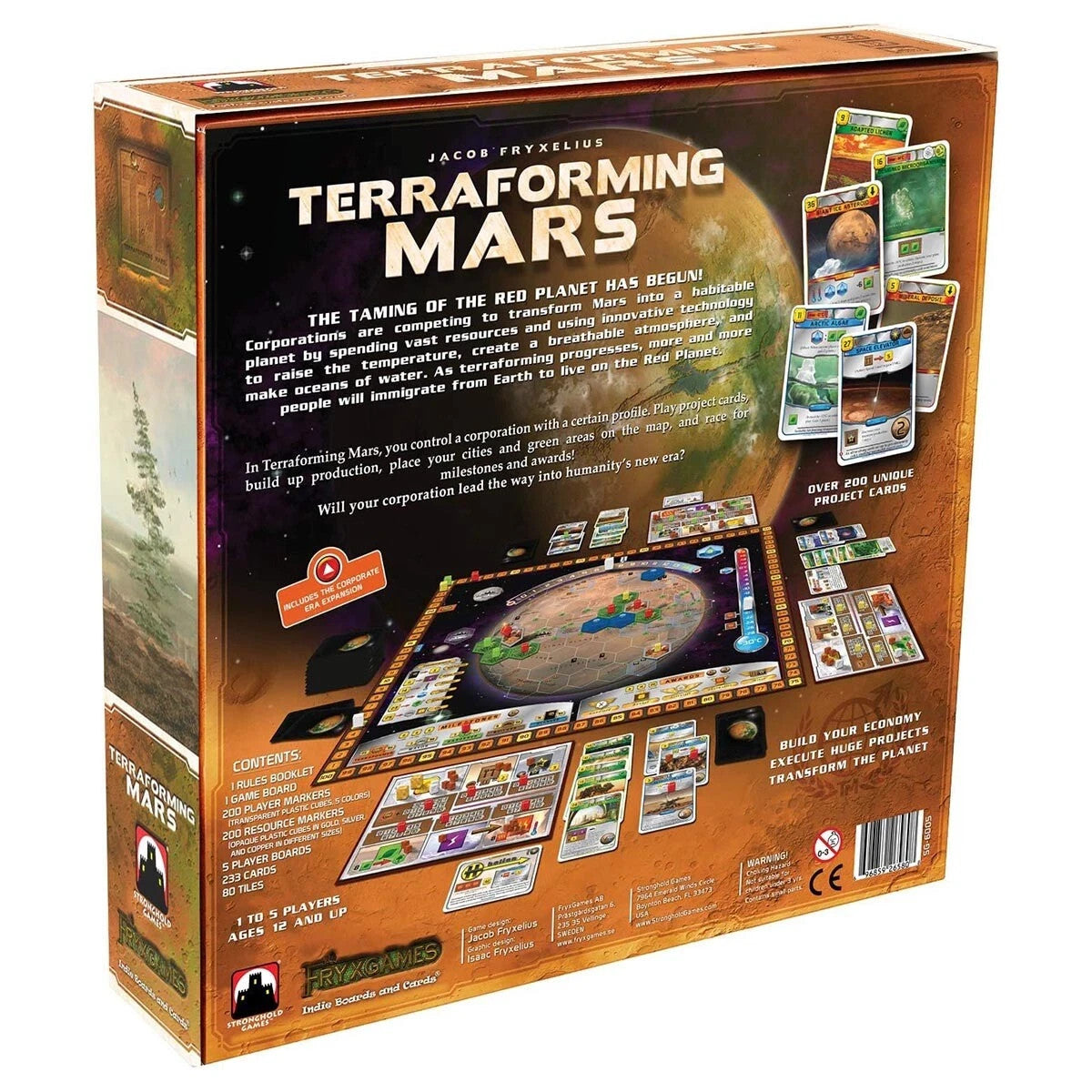 Terraforming Mars Board Game For 1-5 Players Ages 14+