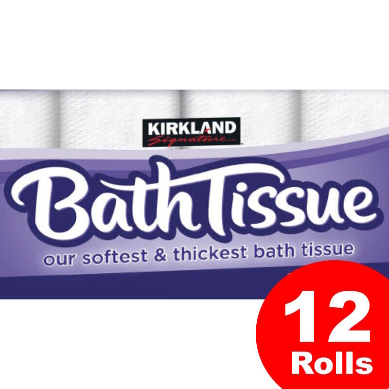 Kirkland Signature Bath Tissues Toilet Paper Wipes 3 Ply 48x 24x 12x 270 Sheets