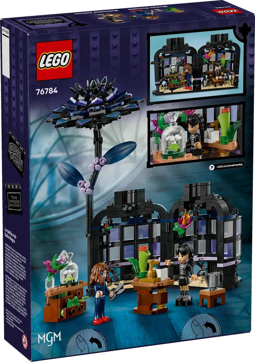 LEGO 76784 Wednesday Black Dahlia Flower Toy - Opening Play and Display Model