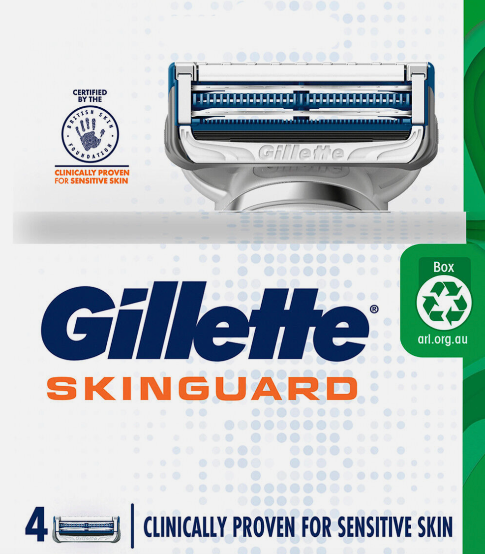 Gillette Skin Guard Razor Cartridge 4 Pack